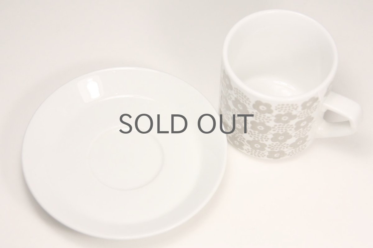 画像6: 北欧ビンテージ食器/ARABIA/アラビア/Rypale/リュパレ/コーヒーカップ＆ソーサー/グレー/ No.2 (6)