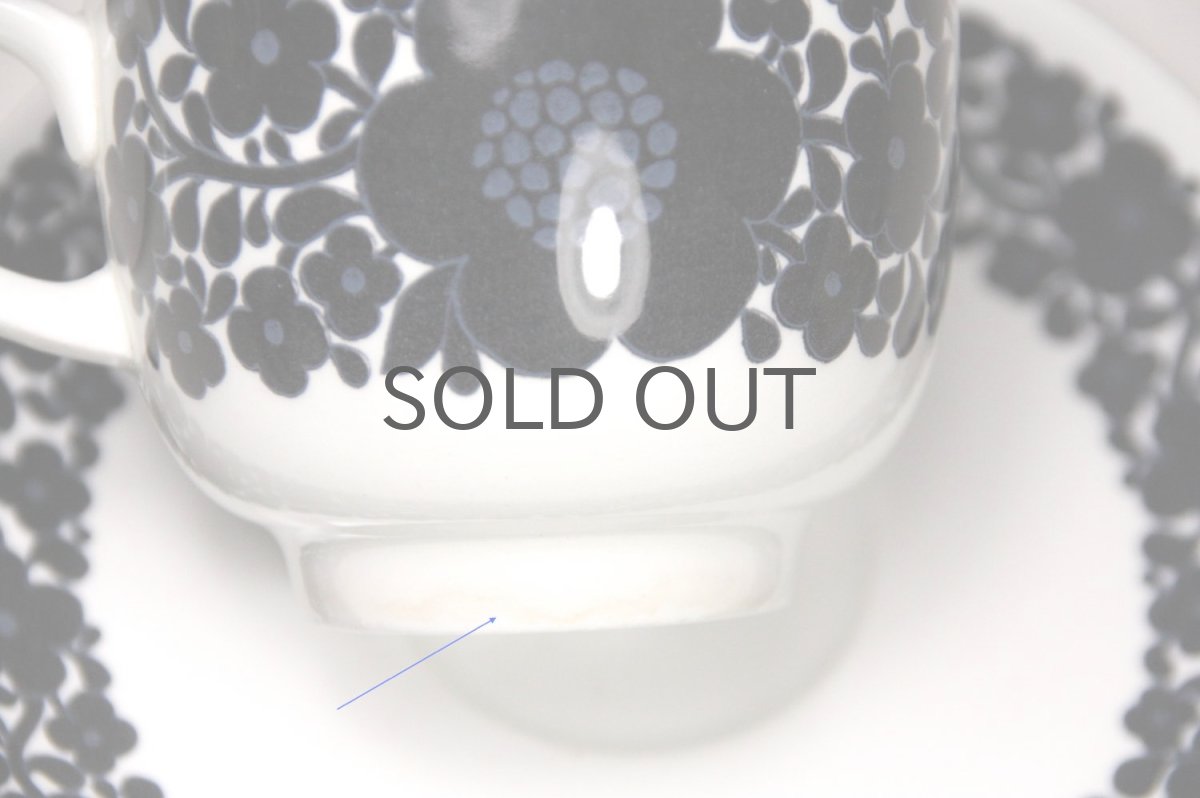 画像5: 北欧ビンテージ食器/ARABIA/アラビア/Suhina/Raija Uosikkinen/コーヒーカップ&ソーサー (5)