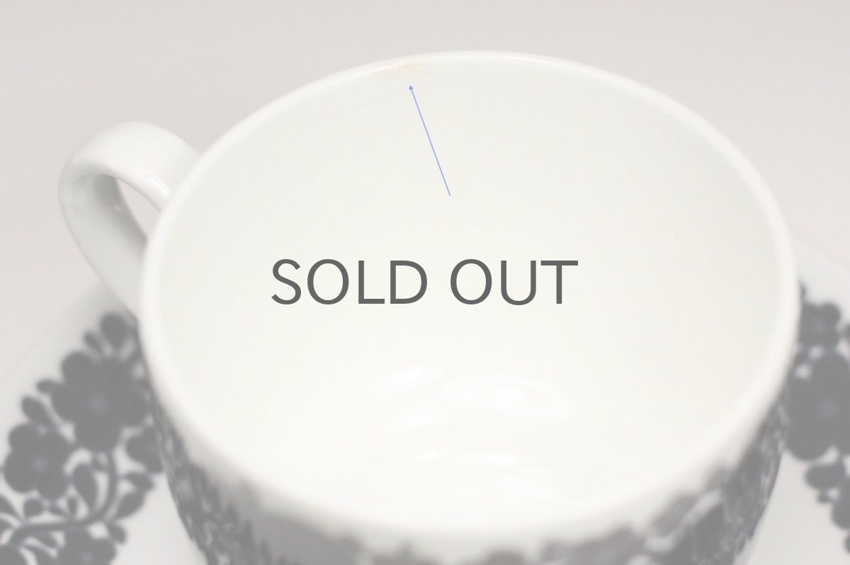 画像4: 北欧ビンテージ食器/ARABIA/アラビア/Suhina/Raija Uosikkinen/コーヒーカップ&ソーサー (4)