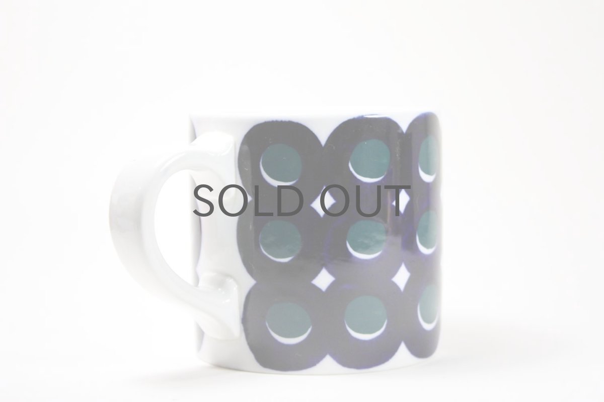 画像2: ビンテージ北欧食器/ARABIA/アラビア/Gunvor Olin-Gronqvist/サークル柄/マグ/No.1 (2)