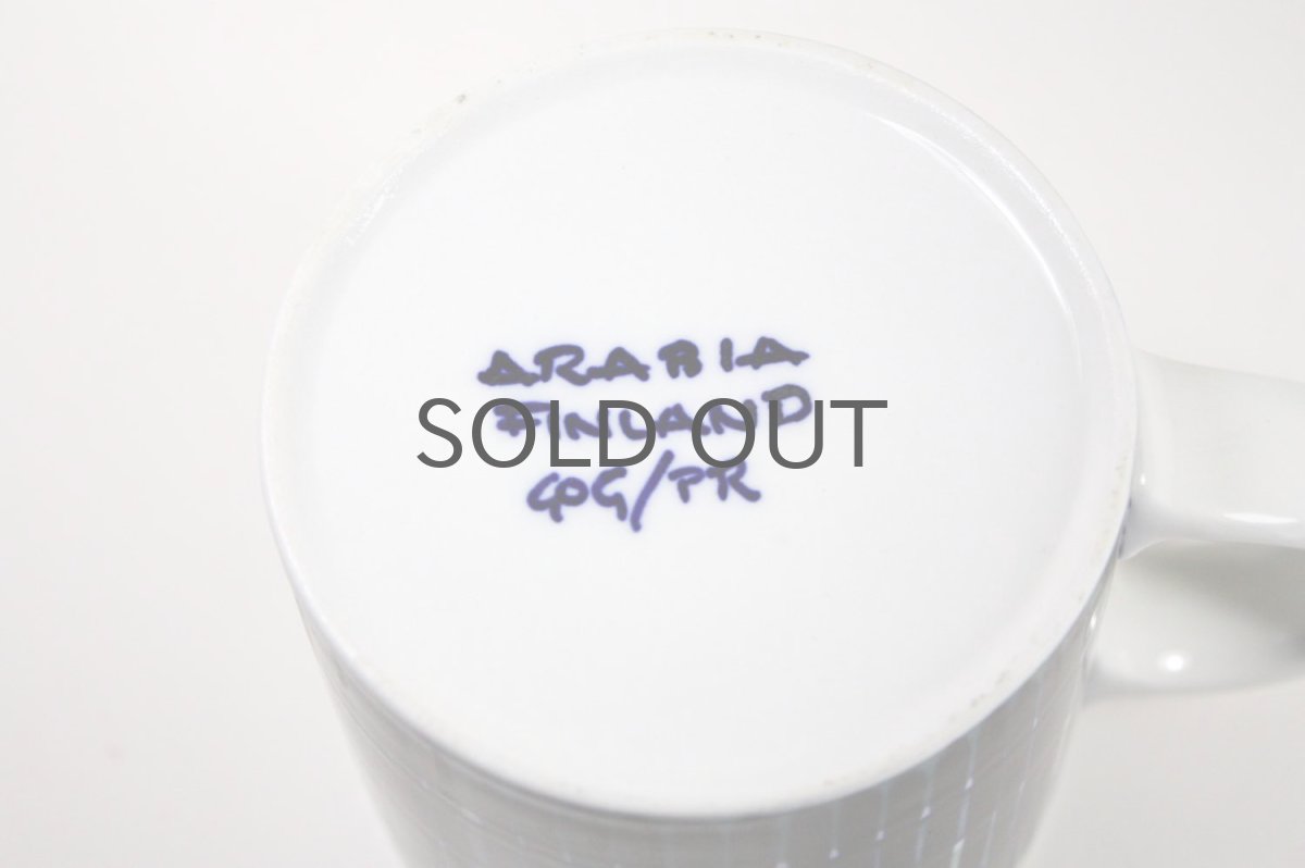 画像6: ビンテージ北欧食器/ARABIA/アラビア/Gunvor Olin-Gronqvist/ストライプ柄/マグ/No.2 (6)