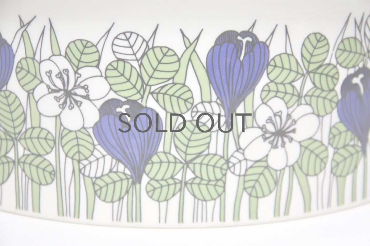 画像2: 北欧ビンテージ食器/ARABIA/アラビア/Krokus/クロッカス/ ボウル/２２cm/美品 (2)