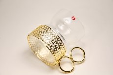 画像3: iittala/イッタラ/TSAIKKA/ゴールドホルダー&クリアグラス/オリジナルボックス付き/2個セット/未使用品 (3)