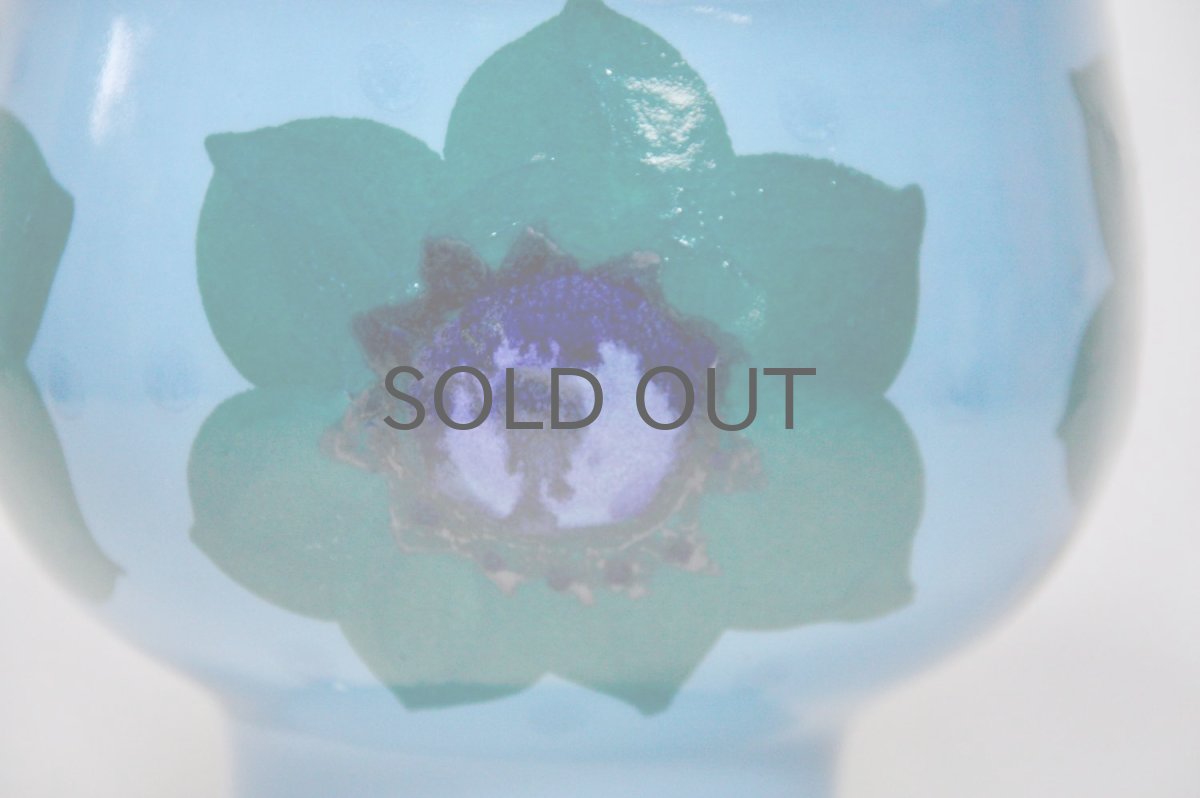 画像3: 北欧ビンテージ/ARABIA/アラビア/Hilkka-Lisa AHOLA/アホラ/ライトブルーフラワーベース (3)