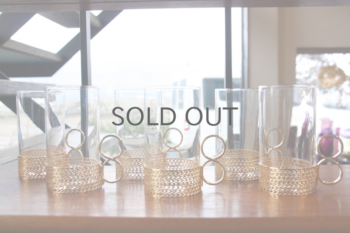 画像7: iittala/イッタラ/TSAIKKA/ゴールドホルダー&クリアロンググラス/24Karaatti/No.1 (7)