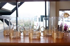 画像7: iittala/イッタラ/TSAIKKA/ゴールドホルダー&クリアロンググラス/24Karaatti/No.1 (7)