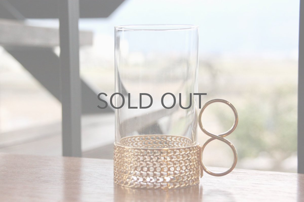 画像8: iittala/イッタラ/TSAIKKA/ゴールドホルダー&クリアロンググラス/24Karaatti/No.1 (8)