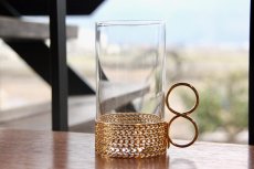 画像8: iittala/イッタラ/TSAIKKA/ゴールドホルダー&クリアロンググラス/24Karaatti/No.1 (8)