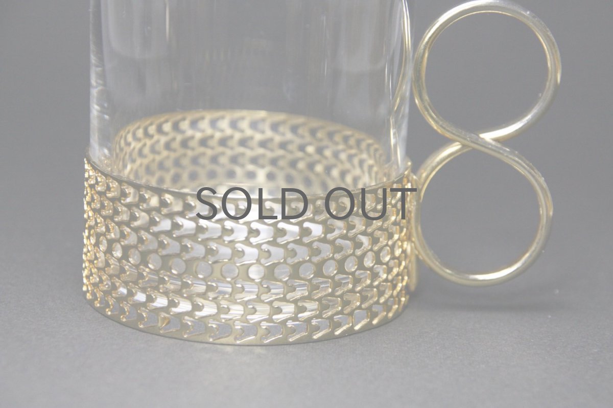 画像4: iittala/イッタラ/TSAIKKA/ゴールドホルダー&クリアロンググラス/24Karaatti/No.2 (4)