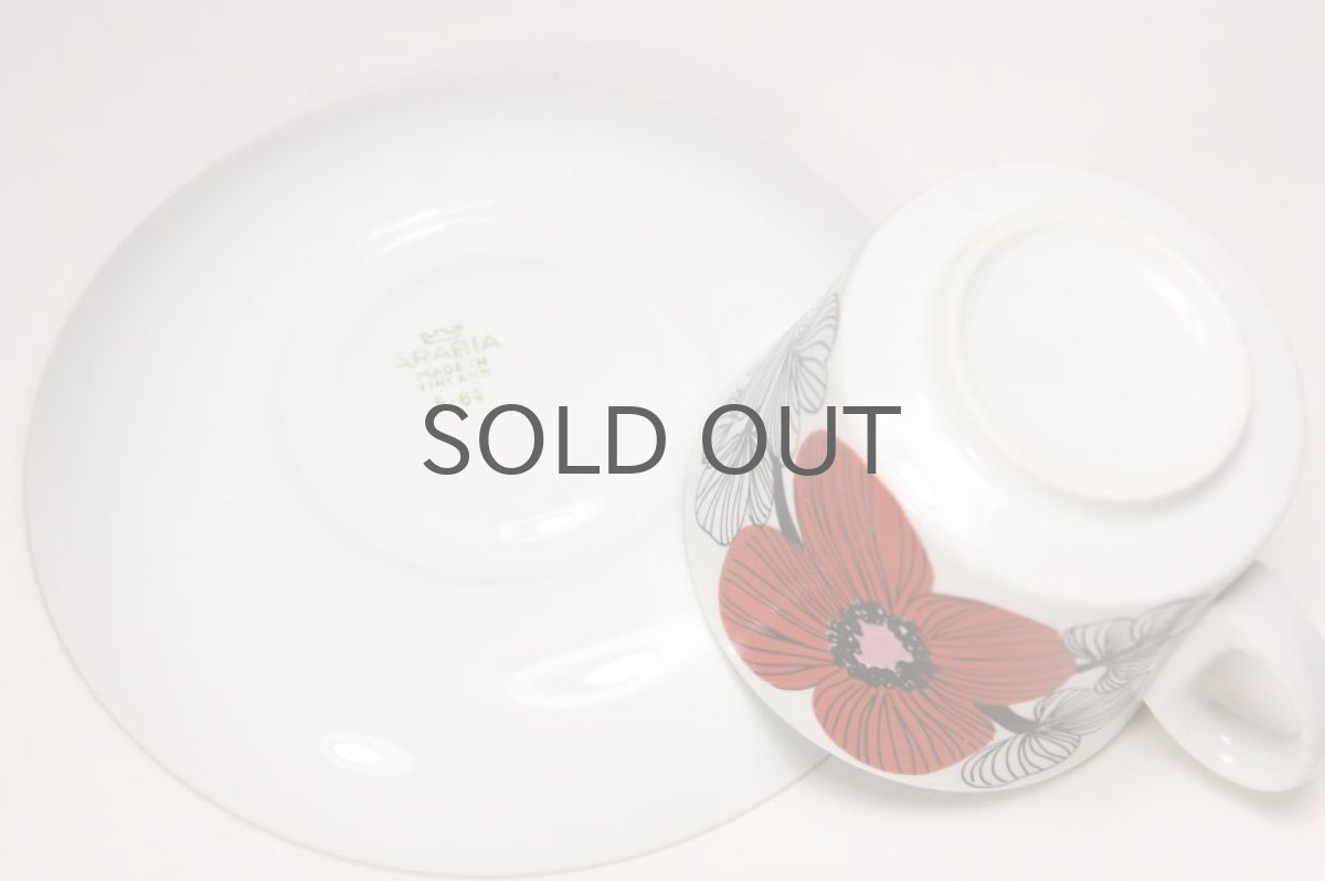 画像7: 北欧ビンテージ食器/ARABIA/アラビア/Isokukka/イソクッカ/コーヒーカップ&ソーサー/No.1 (7)