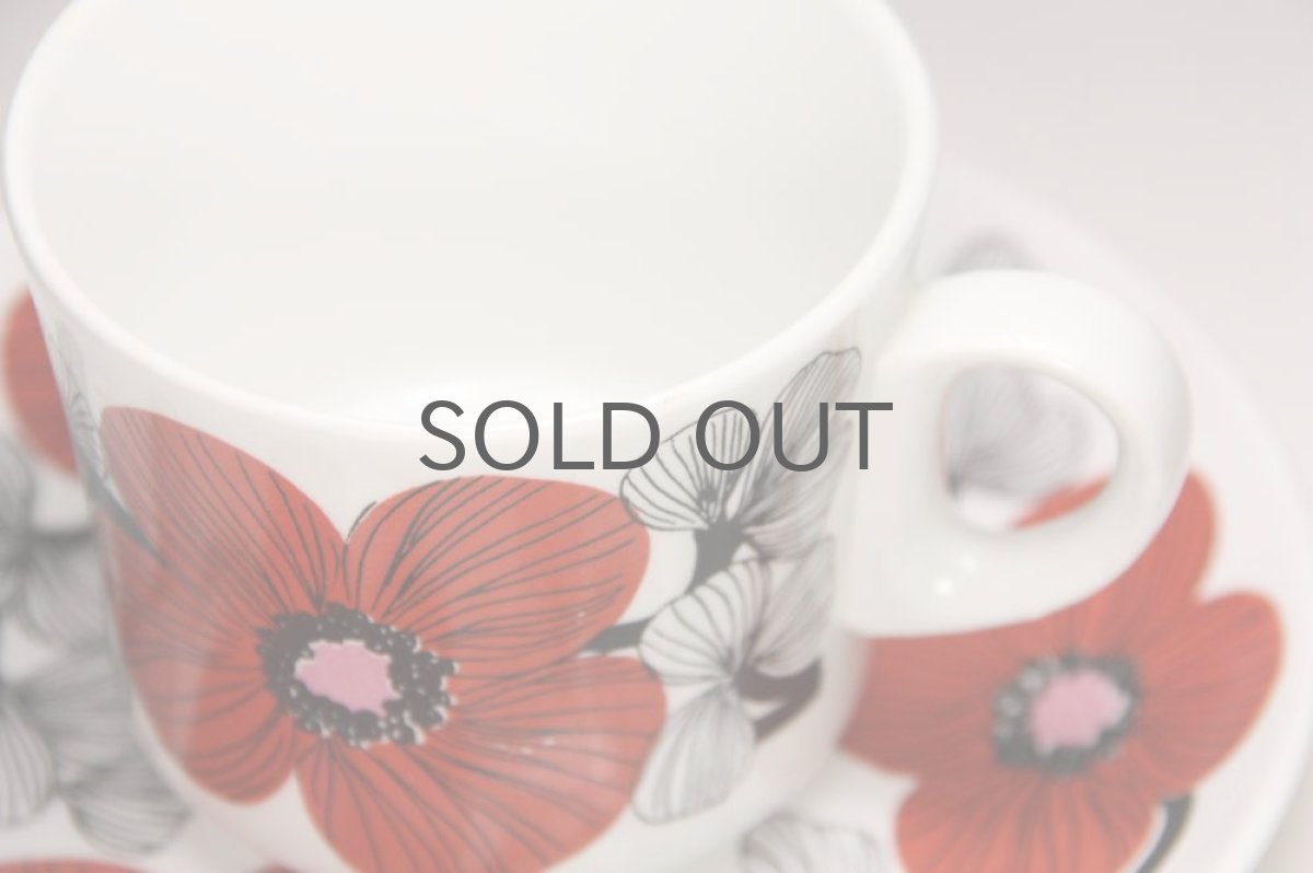 画像5: 北欧ビンテージ食器/ARABIA/アラビア/Isokukka/イソクッカ/コーヒーカップ&ソーサー/No.1 (5)