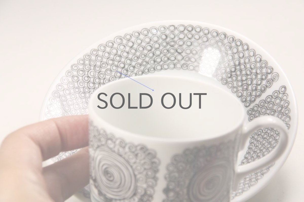 画像4: 北欧ビンテージ食器/ARABIA /アラビア/CALYPSO/カリプソ/エスプレッソカップ&ソーサー (4)