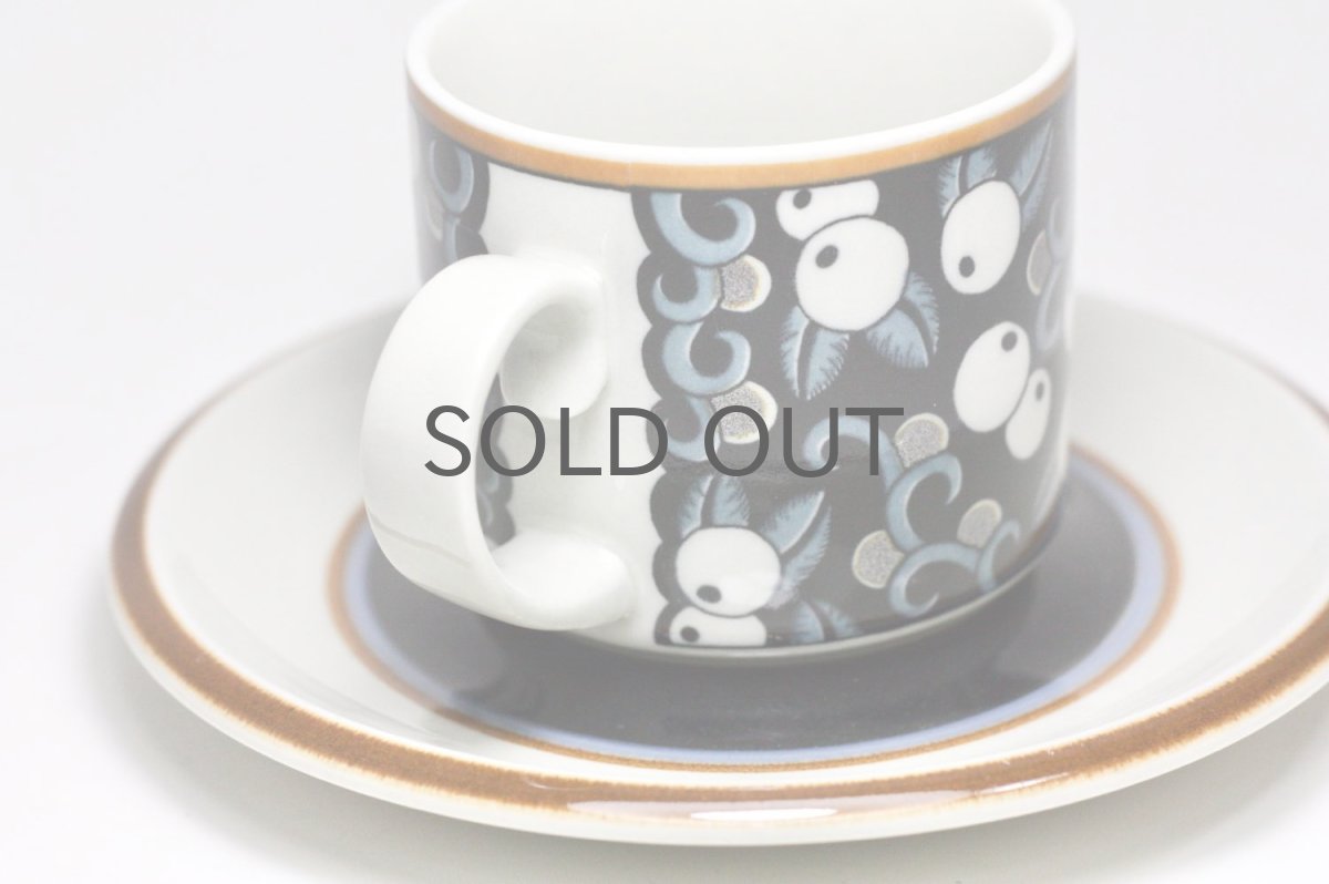 画像2: ビンテージ北欧食器/ARABIA/アラビア/Taika /タイッカ/コーヒーカップ&ソーサー/No.2 (2)