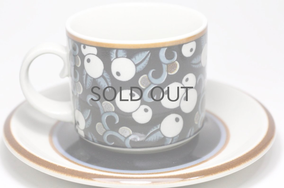 画像3: ビンテージ北欧食器/ARABIA/アラビア/Taika /タイッカ/コーヒーカップ&ソーサー/No.2 (3)