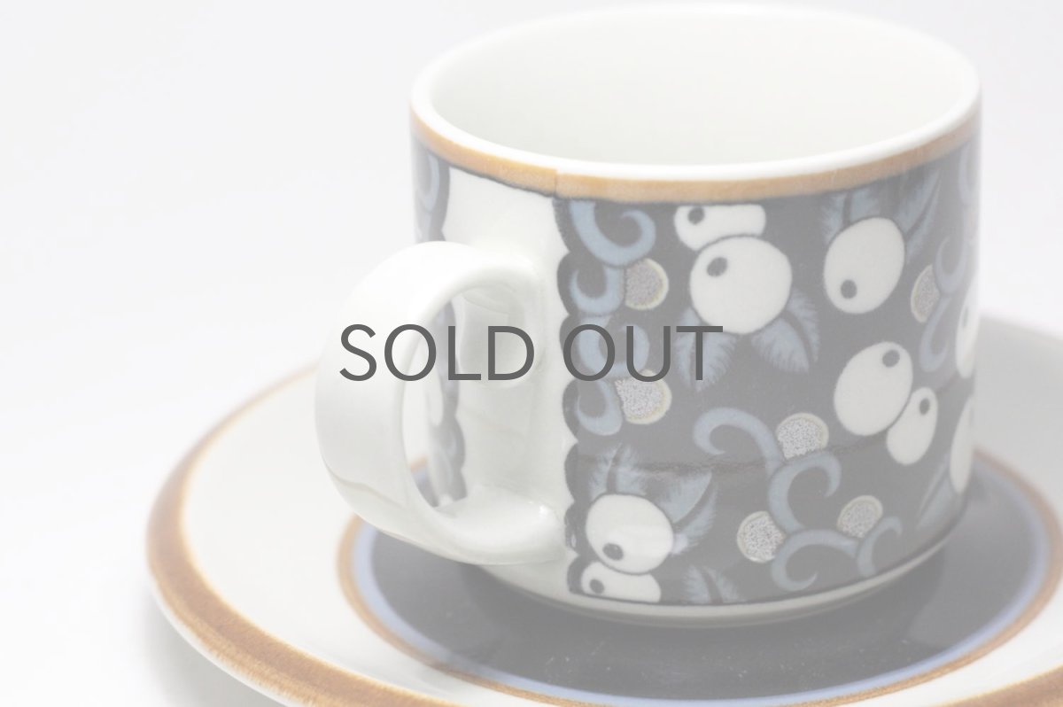 画像2: ビンテージ北欧食器/ARABIA/アラビア/Taika /タイッカ/コーヒーカップ&ソーサー/No.3 (2)