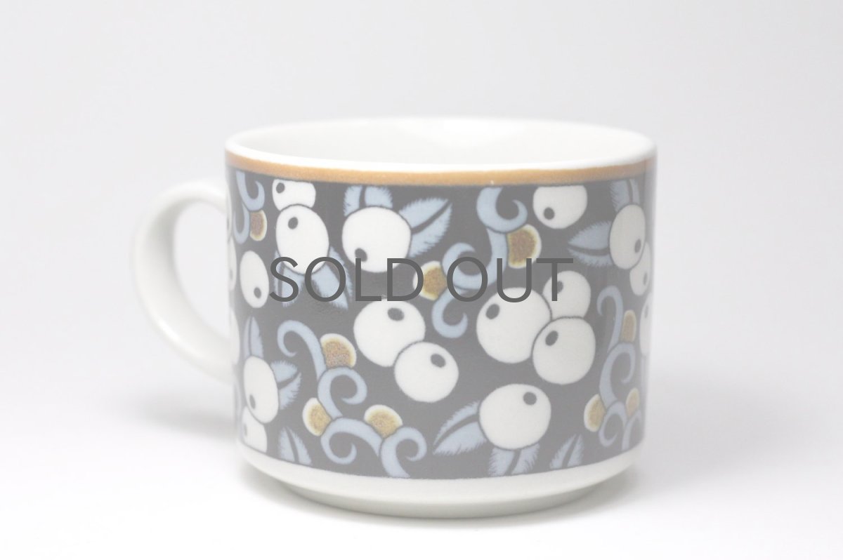 画像4: ビンテージ北欧食器/ARABIA/アラビア/Taika /タイッカ/ティーカップ＆ソーサー/No.1/マグとして (4)