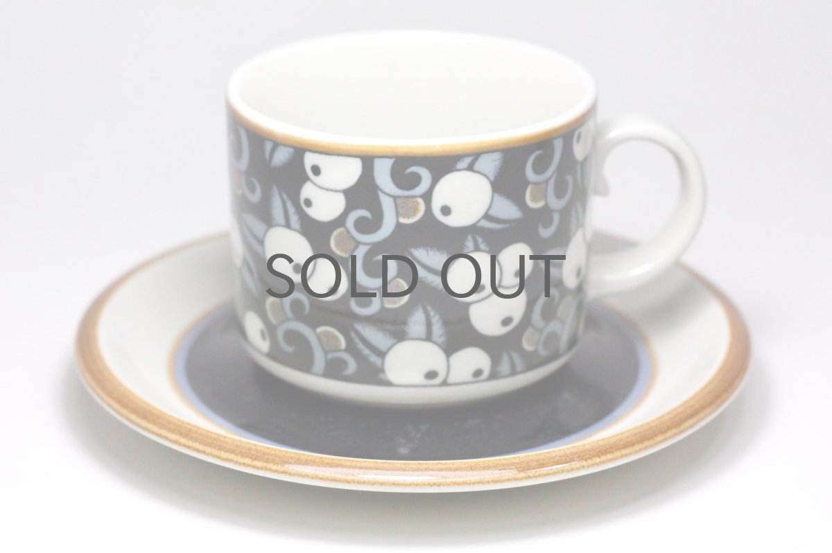 画像2: ビンテージ北欧食器/ARABIA/アラビア/Taika /タイッカ/ティーカップ&ソーサー/No.2/マグとして (2)