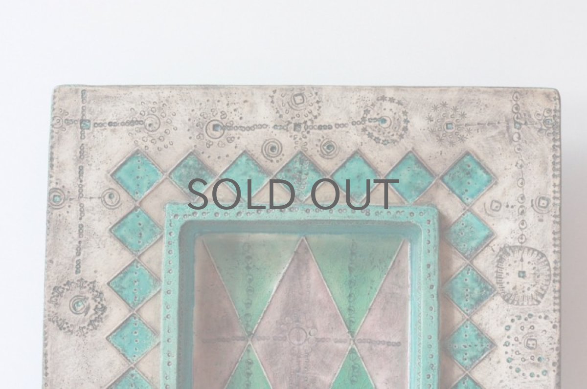 画像12: 北欧ビンテージ/北欧アート/Rut Bryk/ルート・ブリュック/Ashtray/アートオブジェクト/31cm/ブルー系 (12)