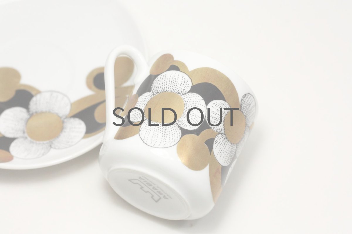 画像5: ARABIA /アラビア/KULTAPALLO/デミカップ＆ソーサー/No.1 (5)