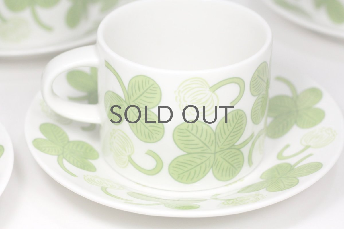 画像2:  北欧ビンテージ/ARABIA/アラビア/Apila/アピラ/ティーカップ&ソーサー/2006復刻版/未使用 (2)