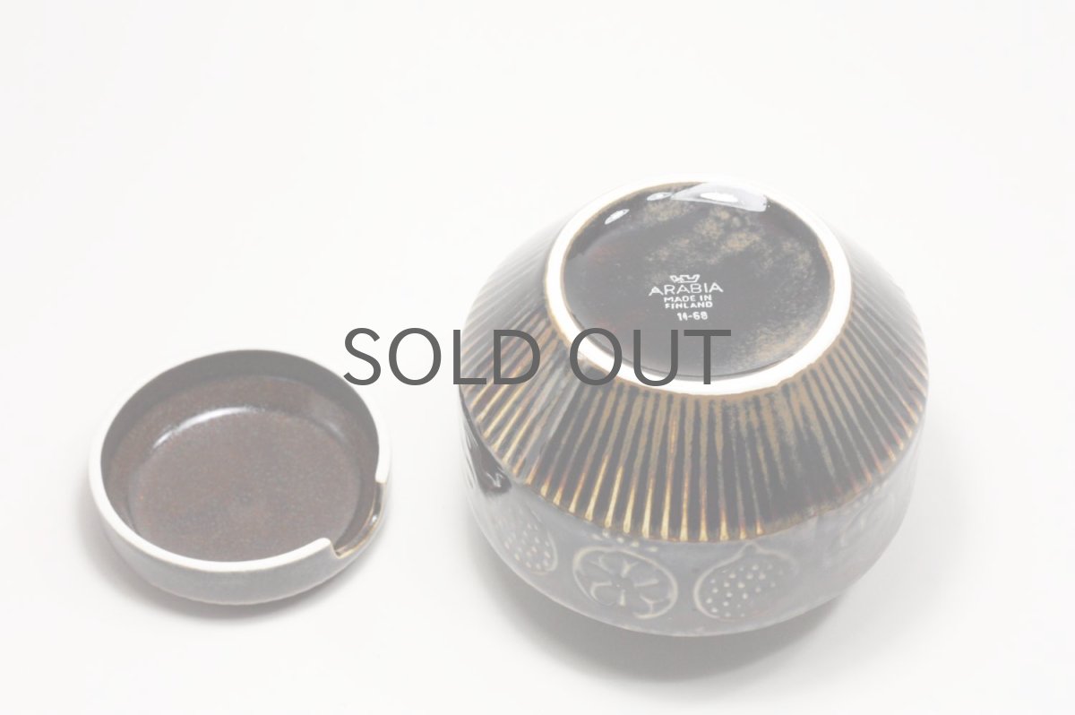 画像4: ARABIA/アラビア /フルーツ柄/ジャムポット/ブラウン/No.2 (4)