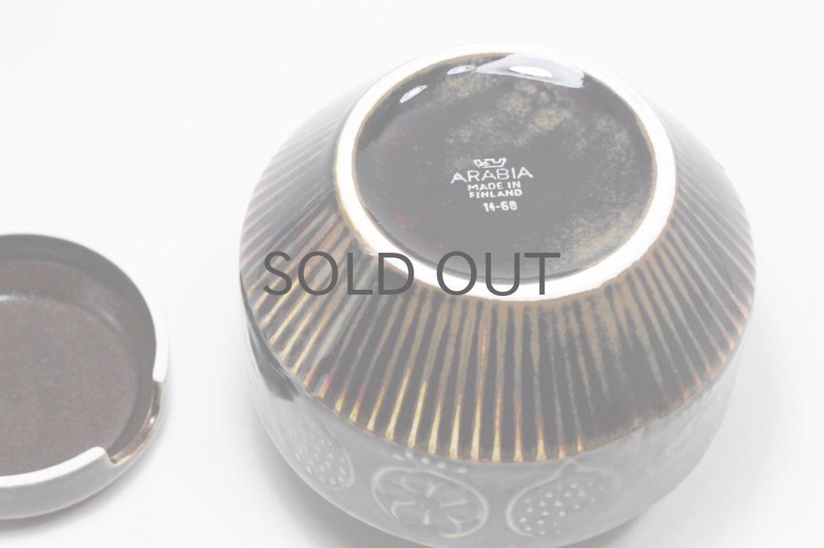 画像5: ARABIA/アラビア /フルーツ柄/ジャムポット/ブラウン/No.2 (5)