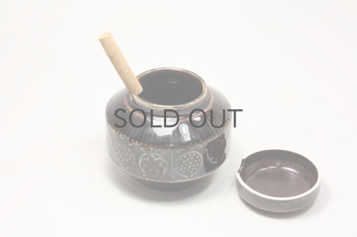 画像6: ARABIA/アラビア /フルーツ柄/ジャムポット/ブラウン/No.2 (6)