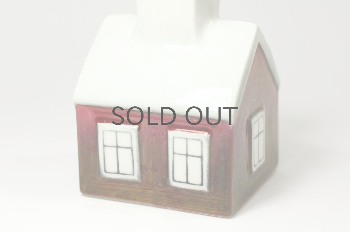 画像2: ARABIA/アラビア/HELJÄ LIUKKO SUNDSTRÖM/ ヘルヤ・リウッコ・スンドストロム/ハウスキャンドル/レッド (2)