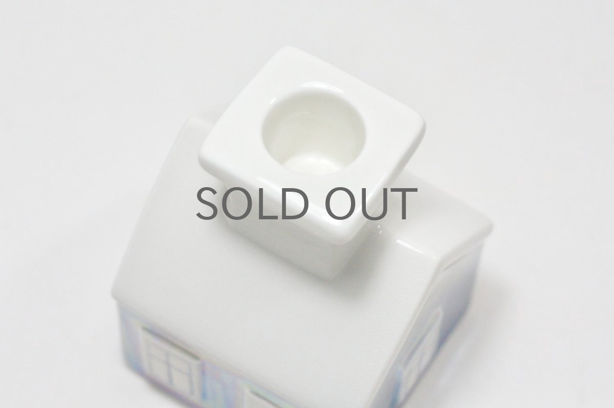 画像4: ARABIA/アラビア/HELJÄ LIUKKO SUNDSTRÖM/ ヘルヤ・リウッコ・スンドストロム/ハウスキャンドル/ライトブルー (4)