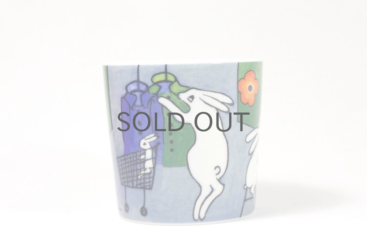 画像2: ARABIA/アラビア/HELJÄ LIUKKO SUNDSTRÖM/バニーマグ/ヘルヤ・リウッコ−スンドストロム/Shopping/ショッピングバニー (2)