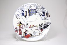 画像1: 北欧ビンテージ雑貨/ARABIA/アラビア/ムーミン廃盤/ウォールプレート/New Christmas Plate/19.5cm (1)