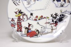 画像3: 北欧ビンテージ雑貨/ARABIA/アラビア/ムーミン廃盤/ウォールプレート/New Christmas Plate/19.5cm (3)