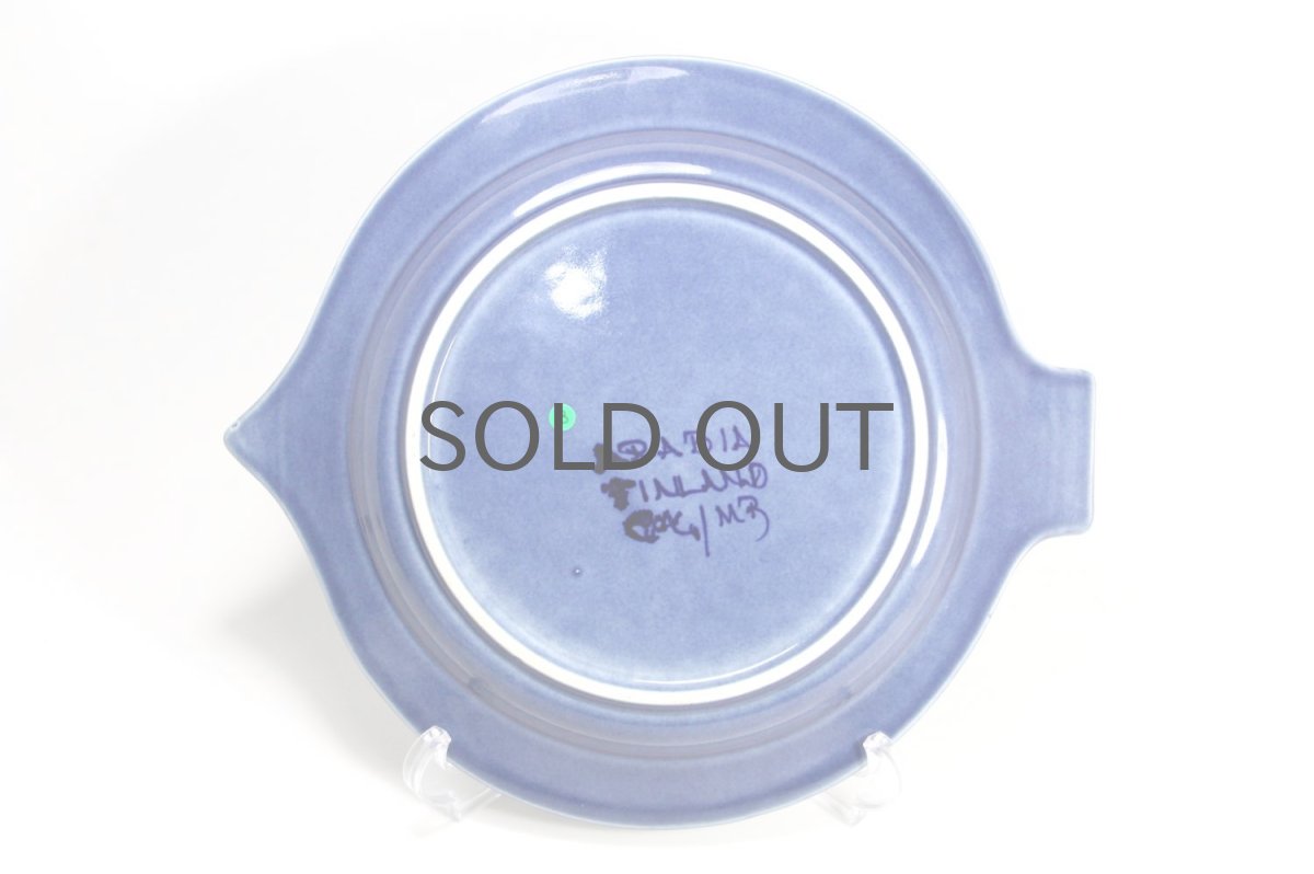 画像6: ARABIA/アラビア/Gunvor Olin-Gronqvist/フィッシュ/ディナープレート/ブルー/No.3 (6)