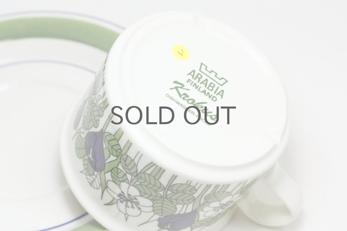 画像6: 北欧ビンテージ/ARABIA/アラビア/Krokus/クロッカス/カラー/ティーカップ＆ソーサー/No.2 (6)