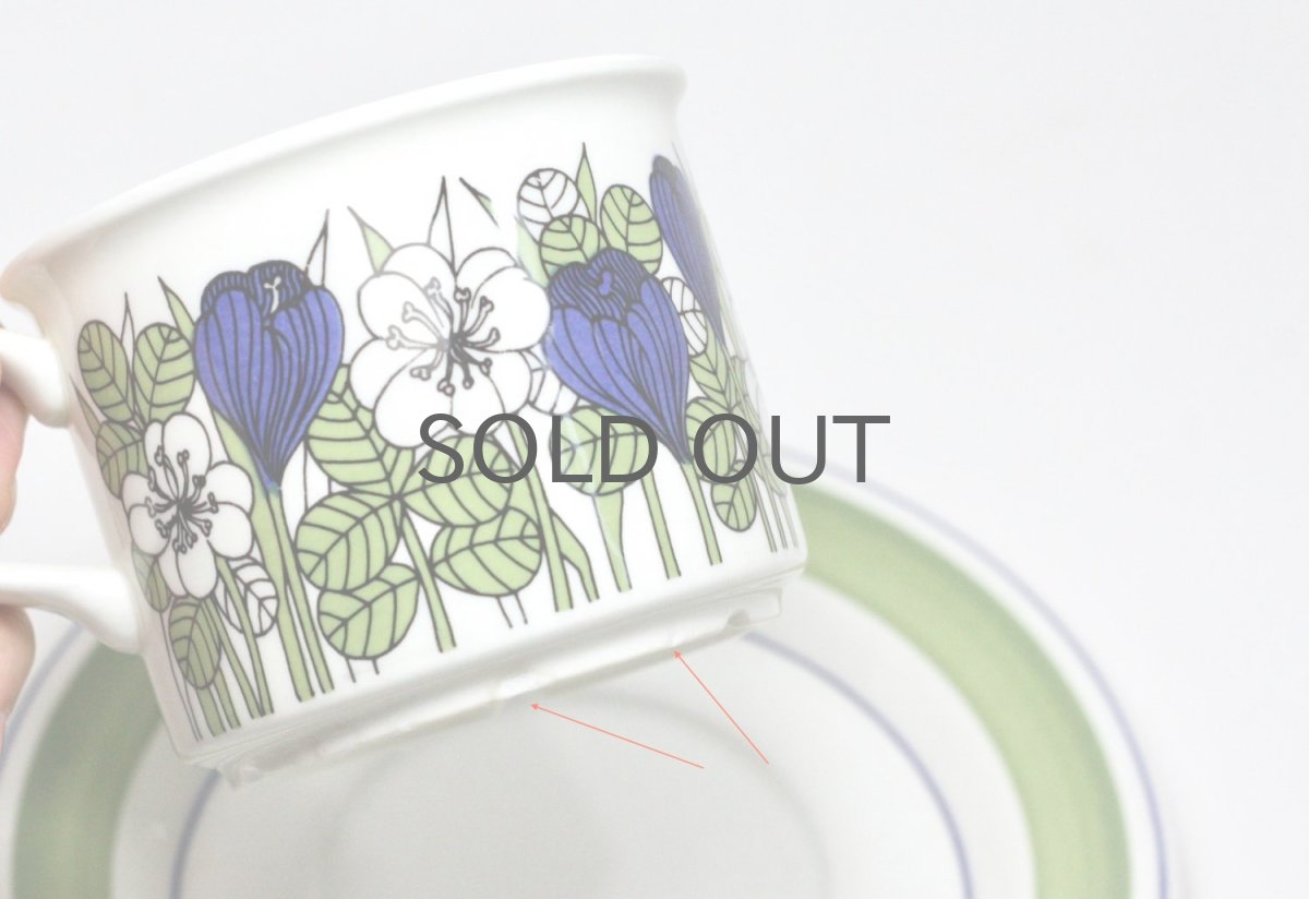 画像3: ARABIA/アラビア/Krokus/クロッカス/コーヒーカップ&ソーサー/カラー (3)