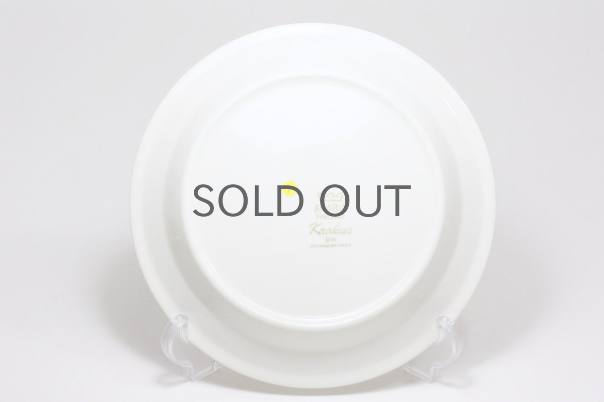 画像4: 北欧ビンテージ食器/ARABIA/アラビア/Krokus/クロッカス/ブラック＆ホワイト/プレート20cm/No.4 (4)