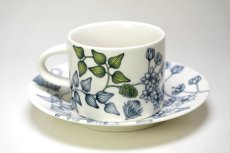 画像2: ARABIA/アラビア/Runo/ルノ/SPRING DROP/スプリングドロップ/ティーカップ&ソーサー/美品 (2)