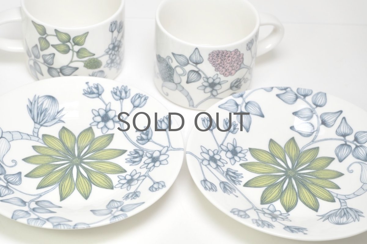 画像6: ARABIA/アラビア/Runo/ルノ/SPRING DROP/スプリングドロップ/ティーカップ&ソーサー/美品 (6)