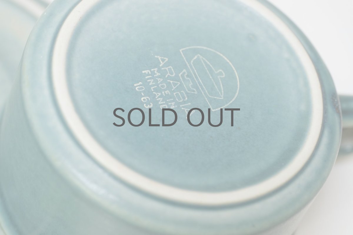 画像5: ARABIA/アラビア/Ruska/ルスカ/貴重ブルー/ティーカップ＆ソーサー/美品/No.2 (5)