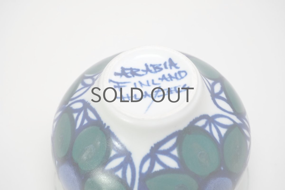 画像5: 北欧ビンテージ/ARABIA/アラビア/Hilkka-Lisa AHOLA/アホラ/ブルーベース (5)