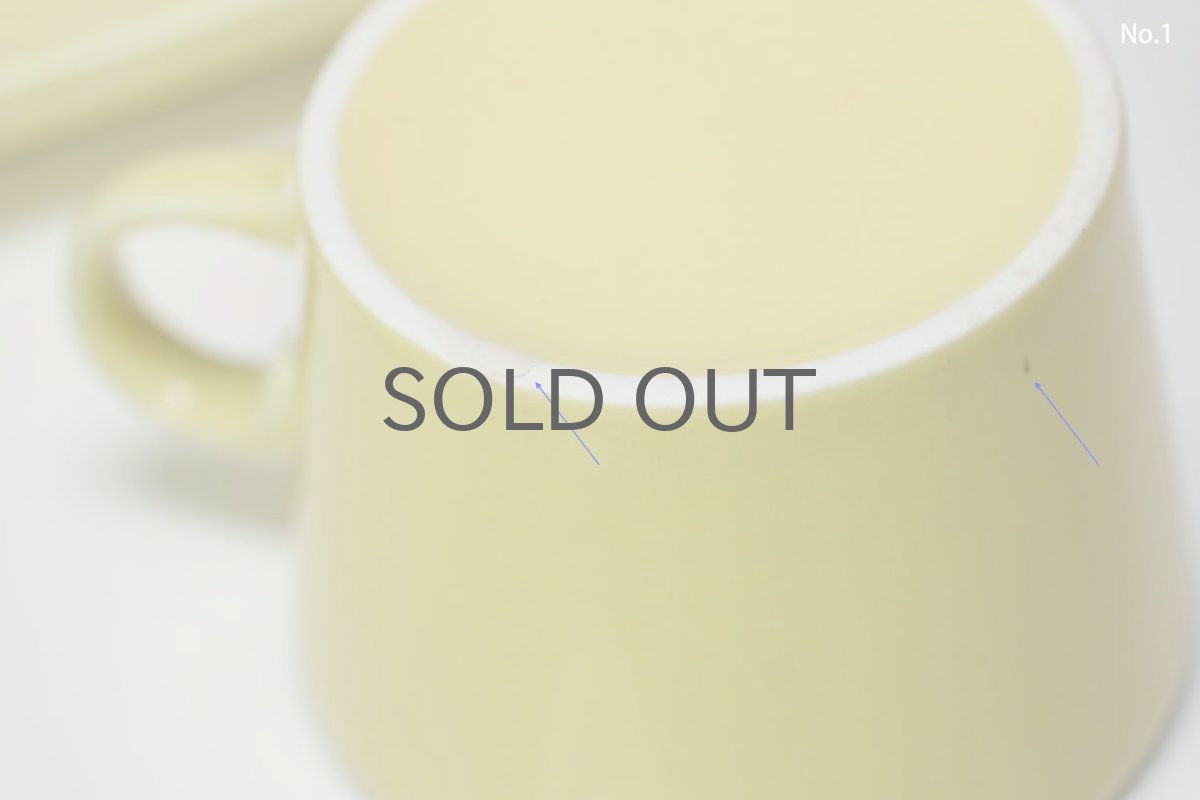 画像4: 北欧食器/ビンテージ/ARABIA/アラビア/Kilta/キルタ/TVセット/イエロー/No.1 (4)