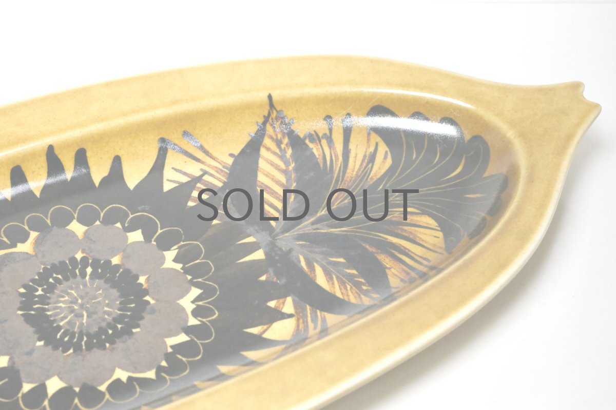 画像2: ARABIA/アラビア/Gunvor Olin-Gronqvist/フラワープレート/美品 (2)