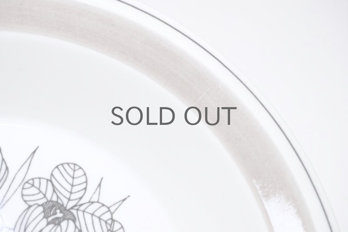 画像2: 北欧ビンテージ食器/ARABIA/アラビア/Krokus/クロッカス/グレーリム/20cm/スーププレート/No.6 (2)