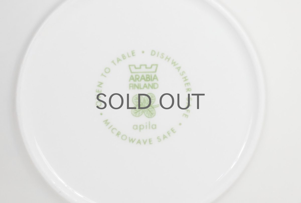 画像4:  北欧ビンテージ/ARABIA/アラビア/Apila/アピラ/プレート/2006復刻版/美品 (4)