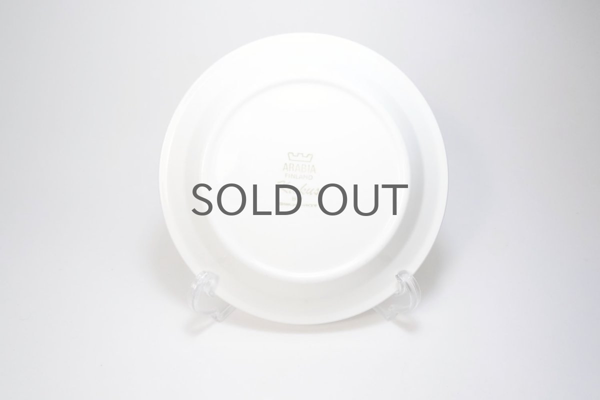 画像4: 北欧ビンテージ食器/ARABIA/アラビア/Krokus/クロッカス/ブラック&ホワイト/17cmプレート/No.2 (4)