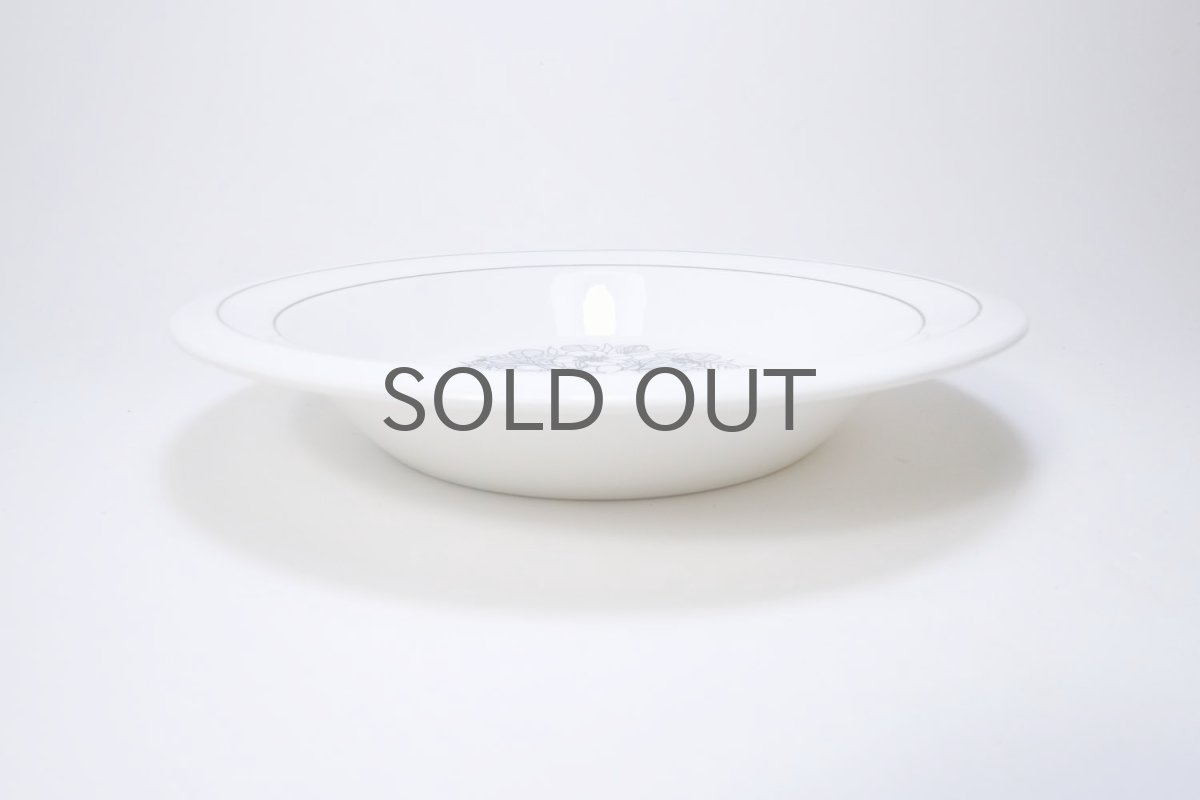 画像4: 北欧ビンテージ食器/ARABIA/アラビア/Krokus/クロッカス/ブラック&ホワイト/スーププレート/No.1 (4)