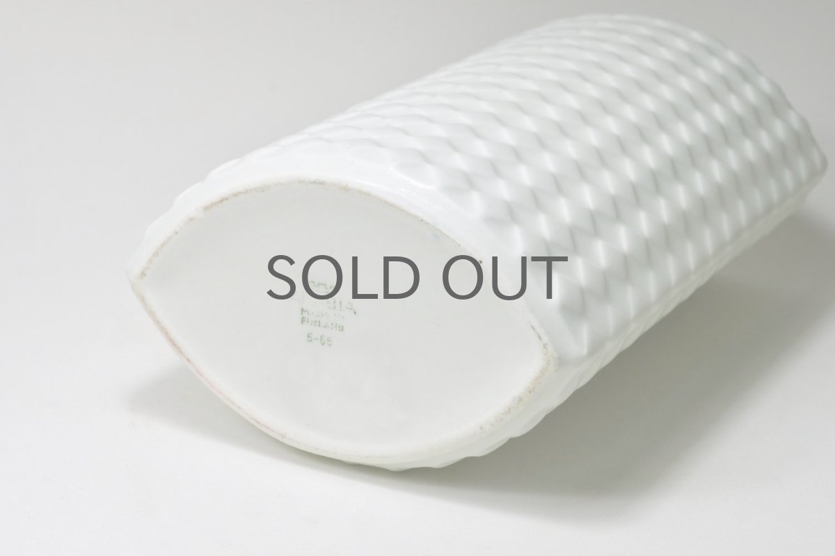 画像4: 北欧ビンテージ/ARABIA/アラビア/Kaarina Aho/カーリナ・アホ/Harlekiini/ベース/ホワイト (4)