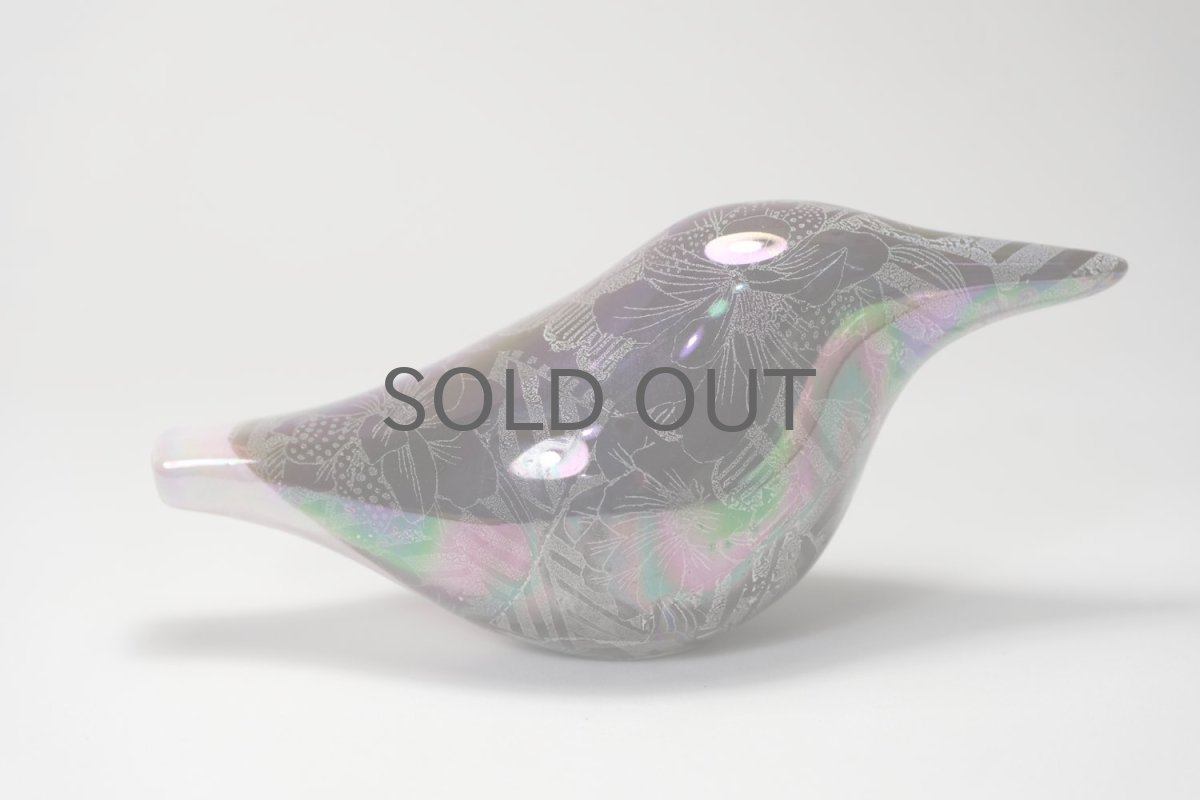 画像3: ARABIA/アラビア/Heini Riitahuhta /ヘイニ・リータフフタ/Titi-tyy/ホイッスル/モーブフラワー/ラスター (3)