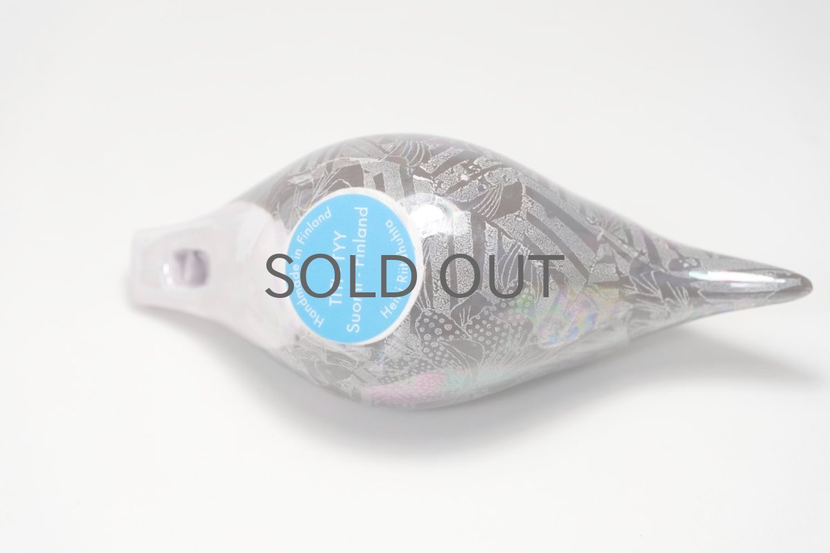 画像6: ARABIA/アラビア/Heini Riitahuhta /ヘイニ・リータフフタ/Titi-tyy/ホイッスル/モーブフラワー/ラスター (6)