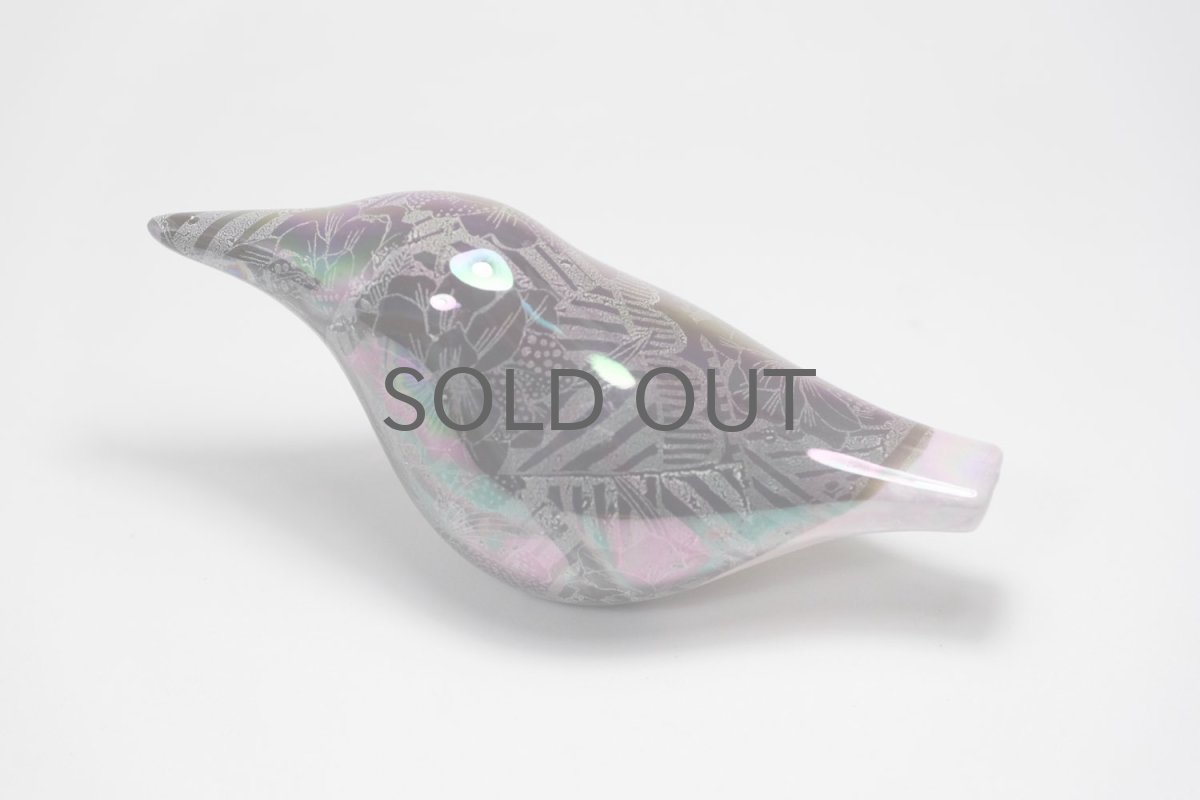 画像2: ARABIA/アラビア/Heini Riitahuhta /ヘイニ・リータフフタ/Titi-tyy/ホイッスル/モーブフラワー/ラスター (2)